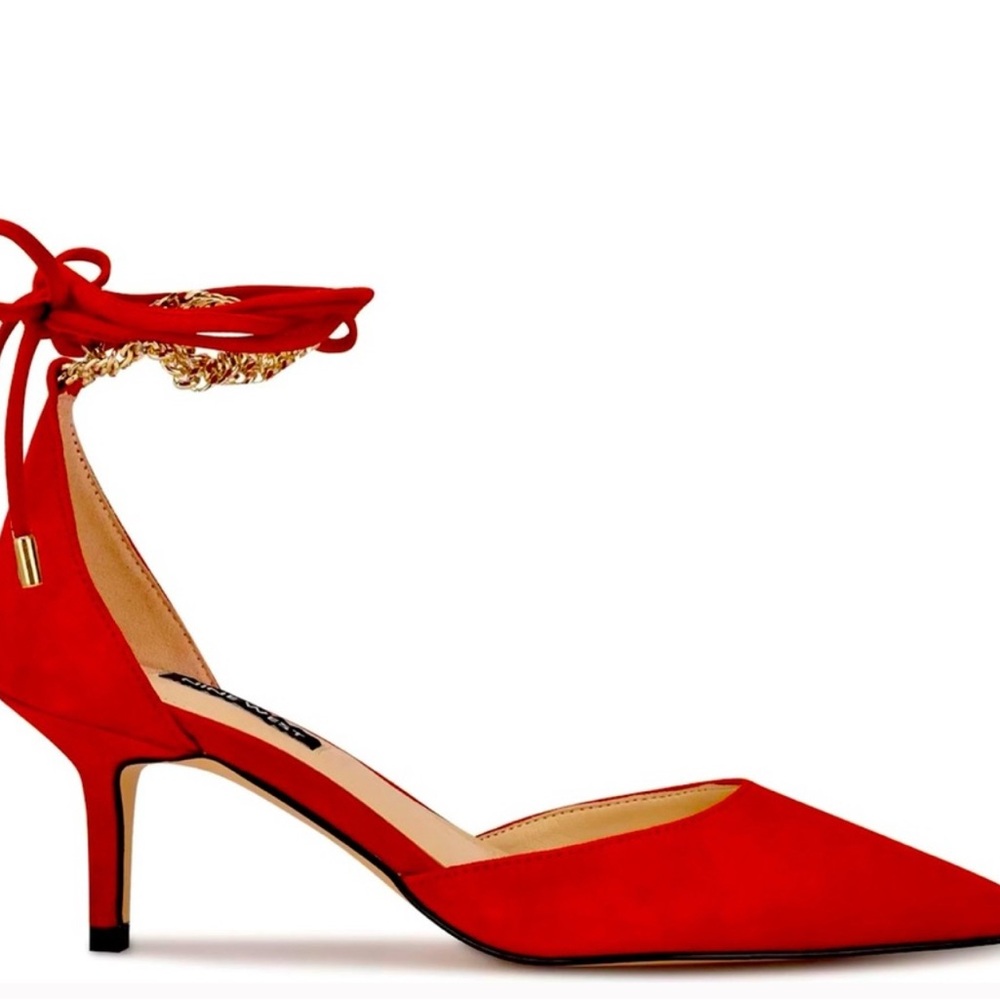 New!!! Nine West, Adora ankle wrap dress pumps,